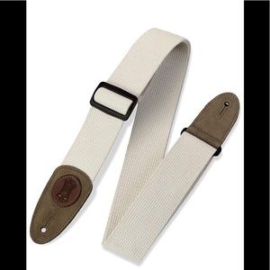 Levy's Leathers Cotton Guitar Strap Natural